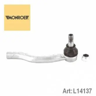 Фото наконечник рулевой тяги правый NISSAN NP300 NAVARA (D40) 04-, NP300 NAVARA (D40) MONROE L14137 Наконечник рулевой тяги правый NISSAN NP300 NAVARA (D40) 04-, NP300 NAVARA (D40) MONROE L14137