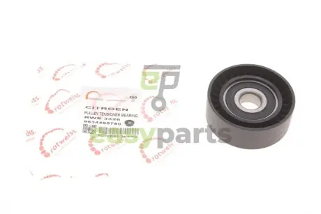 Ролик генератора Fiat Scudo/Peugeot Boxer/Partner 2.0/2.2HDI 99- (натяжний) (70x25x17) ROTWEISS RWS3326