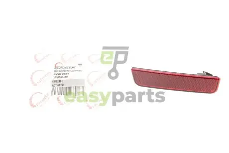 Світловідбивач бампера (заднього) Renault Duster 10-17 (L) ROTWEISS RWS2981