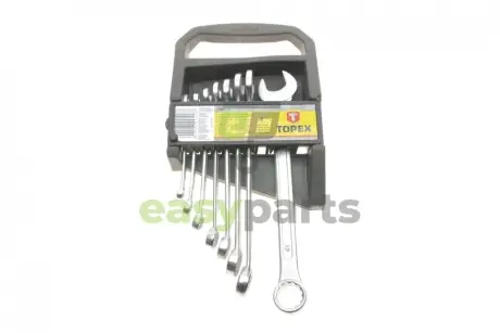 Набір ключів ріжково-накидних 6-19 мм 8 од. Topex 35D374