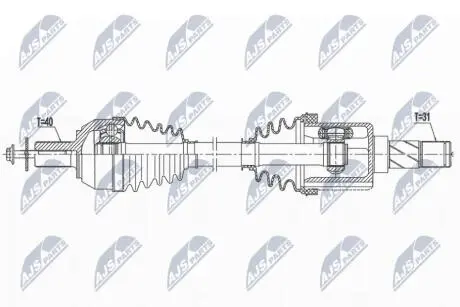 ПОЛУОСЬ NTY NPW-VV-146