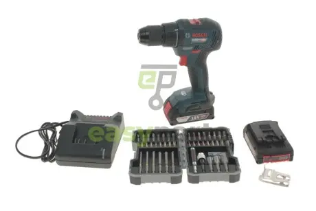 Фото шуруповерт акумуляторний GSR 18V-50 (28-50 Nm/18V) I=0–460 об./ II = 0–1800 об. (+ набір біт) (+АКБ) BOSCH 0 601 9H5 004 Шуруповерт акумуляторний GSR 18V-50 (28-50 Nm/18V) I=0–460 об./ II = 0–1800 об. (+ набір біт) (+АКБ) BOSCH 0 601 9H5 004