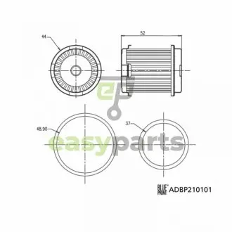 Фільтр АКПП BLUE PRINT ADBP210101