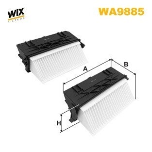 9885 (381/1-2x) WIX FILTERS WA9885