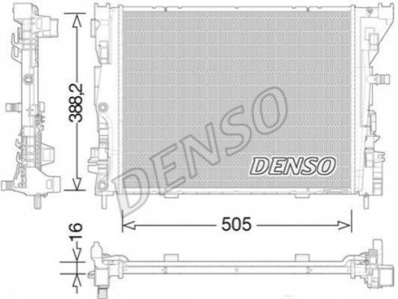 Радиатор DENSO DRM23035 (фото 1)