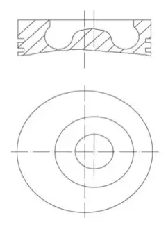 Поршень MAHLE / KNECHT 0102700