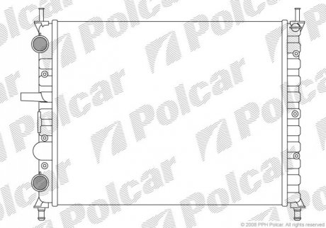 Радиатор охлаждения Polcar 301908-5