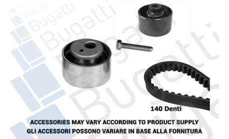 Комплект ГРМ Scudo/Jumpy/Berlingo/Partner 1.9D (DW8) 98- BUGATTI BKCD0358