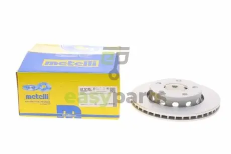 Диск гальмівний (задній) Audi A4 97-01/VW Passat 00-05 (255.8x22) Metelli 23-1210C