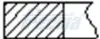 Кольца поршневые VW PASSAT 2.0TDI 14-, GOLF 2.0TDI 12-20 AUDI A6 2.0TDI 13-18 SKODA SUPERB 2.0TDI 15- FRECCIA FR10-500000 (фото 1)