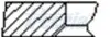 Кольца поршневые VW PASSAT 2.0TDI 14-, GOLF 2.0TDI 12-20 AUDI A6 2.0TDI 13-18 SKODA SUPERB 2.0TDI 15- FRECCIA FR10-500000 (фото 2)