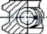 Кольца поршневые VW PASSAT 2.0TDI 14-, GOLF 2.0TDI 12-20 AUDI A6 2.0TDI 13-18 SKODA SUPERB 2.0TDI 15- FRECCIA FR10-500000 (фото 3)