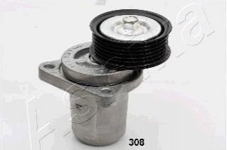 Натяжний механізм паска поліклинового Mazda 6 1.8I/2.0I/2.3I 05.03-, CX-7 07- 2.3 Turbo ASHIKA 128-03-308 (фото 1)