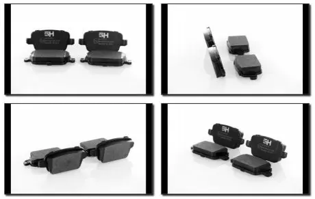 Гальмівні колодки дискові зад. Ford Galaxy, Mondeo 07- GH-Parts GH-412572