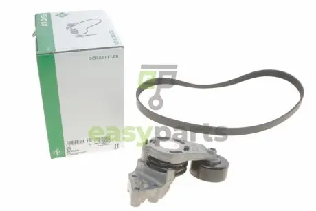 Комплект ременя генератора Skoda Roomster/Fabia 1.4TDi 03-10/VW Fox/Lupo/Polo 1.2/1.4TDI 99-09 INA 529 0378 10