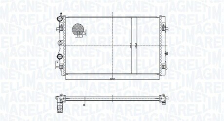 Радиатор охлаждения MAGNETI MARELLI BM1679