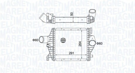 Радіатор наддуву MAGNETI MARELLI MST422