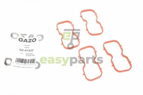 Прокладка колектора впускного Renault Master 2.3 dCi 14- (к-кт 4шт) GAZO GZ-A1422