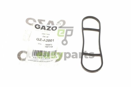 Прокладка радіатора масляного Opel Astra/Vectra/Zafira 2.0/2.2D 96-15 GAZO GZ-A2001 (фото 1)