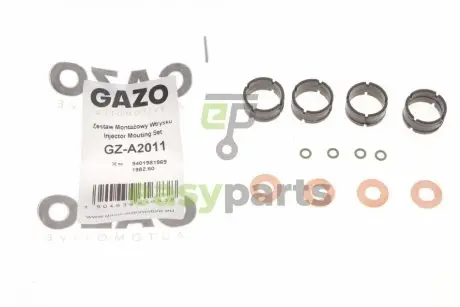 Ремкомплект форсунки Fiat Scudo 2.0 JTD 16V 99-06 (Bosch (к-кт на 4шт) GAZO GZ-A2011