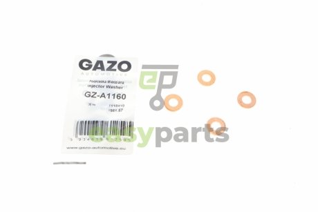 Шайба під форсунку Ford Connect 1.8 TDCI 02-13 (7x13.6x1.6) (к-кт 4шт) GAZO GZ-A1160 (фото 1)