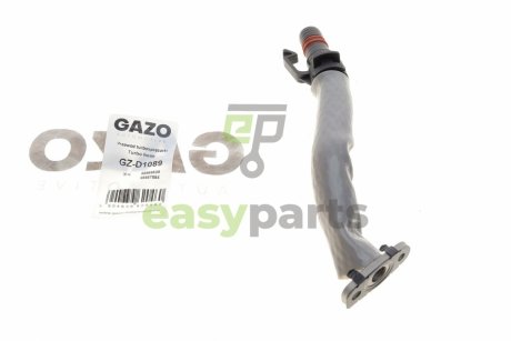Трубка зливу оливи з турбіни Opel Astra J/Insignia/Zafira 1.4 08- GAZO GZ-D1089