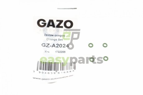 Прокладка форсунки ущільнююча Ford/Citroen/Peugeot 1.6 HDi 09- (кільце) (к-кт 4шт) GAZO GZ-A2024 (фото 1)