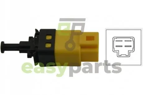CHEVROLET Выключатель STOP-сигналов АКПП Aveo 06-, Lacetti 05-, Matiz 05-, Tacuma 00-. KAVO PARTS EBL-1006