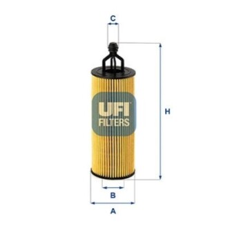 Фільтр масляний UFI 25.251.00