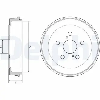 Тормозные барабаны Delphi BF536