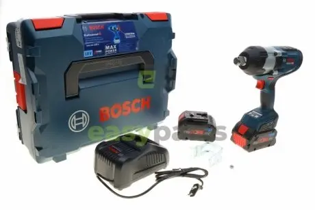 Фото гайкокрут акумуляторний 3/4" 1050 Нм 18V 8Ah (2 АКБ і заряд. пристрій) BOSCH 06019J8502 Гайкокрут акумуляторний 3/4" 1050 Нм 18V 8Ah (2 АКБ і заряд. пристрій) BOSCH 06019J8502