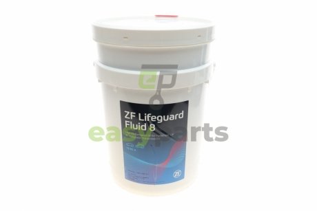 Масло трансмиссионное LifeGuardFluid 8 (20 Liter) ZF 550030302 (фото 1)