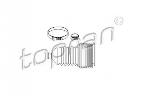 Пыльник рулевого управления с хомутами TOPRAN / HANS PRIES 700373 (фото 1)