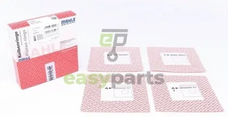 Кільця поршневі Ford Escort/Fiesta 1.6i 89-94 (76.0mm/STD) (1.5-1.6-2.5) MAHLE / KNECHT 015 73 N0