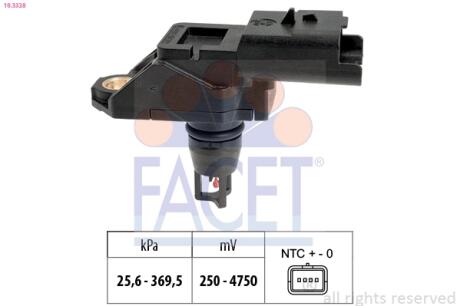 Датчик давления воздуха FACET 10.3328