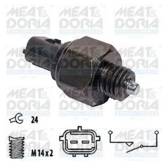 MEATDORIA HYUNDAI Выключатель света заднего хода H-1,Elantra,i10,20,30,40,Santa Fe,Kia MEAT&DORIA 36073