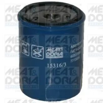 MEATDORIA FIAT Фильтр масляный Seat Ibiza Malaga 1,7D Alfa Romeo Lancia MEAT&DORIA 15316/3