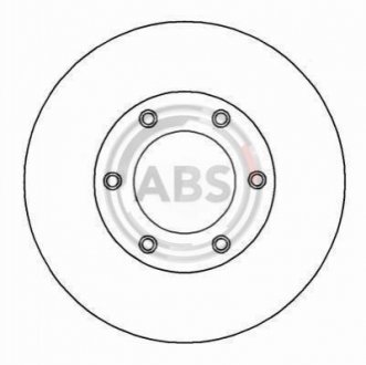Гальмiвнi диски A.B.S. 17015 (фото 1)
