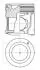 Поршень std CURSOR9 KOLBENSCHMIDT 41806600 (фото 3)