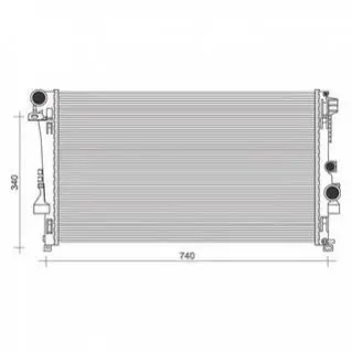 Радіатор MERCEDES VIANO 3.0-3.2-2.0/2.2 [] MAGNETI MARELLI 350213955000