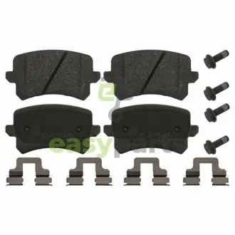 Фото febi vw гальмівні колодки задн. audi a3/4/6/8 vw golf v, passat, touran skoda FEBI BILSTEIN 16991 FEBI VW гальмівні колодки задн. AUDI A3/4/6/8 VW Golf V, Passat, Touran SKODA FEBI BILSTEIN 16991