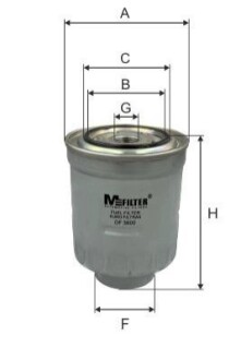 Фильтр топлива M-FILTER DF3600