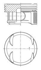 Поршень двигателя MB M271 82,25 KOLBENSCHMIDT 41766620