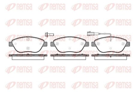 Колодки тормозные дисковые REMSA 0859.01
