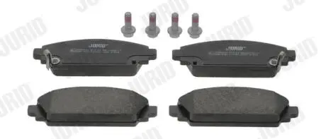 HONDA Гальмівні колодки передн.Accord 1.6 98-,Civic 1.7CTDi/2.0 01- Jurid 572464J