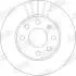 OPEL диск гальмівний передній Corca C,Combo Tour Jurid 562290JC (фото 2)