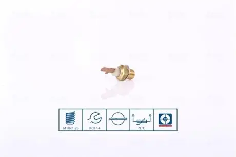 Датчик, температура охлаждающей жидкости NISSENS 207058