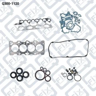 КОМПЛЕКТ ПРОКЛАДОК ДВИГАТЕЛЯ Q-fix Q300-1120 (фото 1)