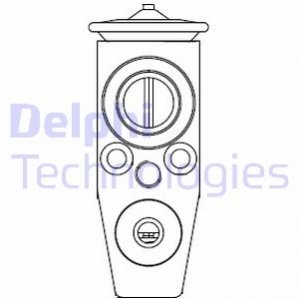 Терморегулюючий вентиль AC Delphi CB1011V (фото 1)