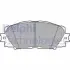 Тормозные колодки дисковые TOYOTA Yaris "F "05>> Delphi LP2006 (фото 1)